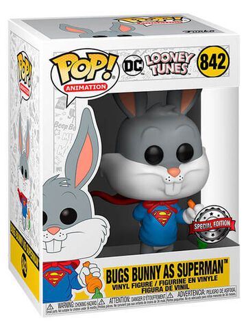 Figurine Funko Pop! - N°842 - Looney Tunes - Bugs As Superman
